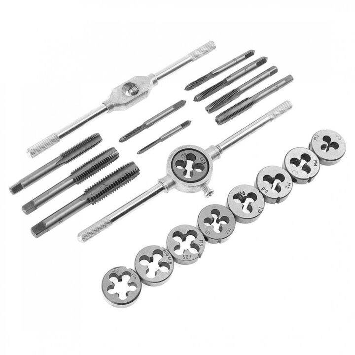 cifbuy-20pcs-lot-tap-amp-die-set-with-small-tap-twisted-hand-tools-and-1-16-1-2-inch-nc-screw-thread-plugs-taps-hand-screw-taps