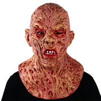 Freddy Krueger น่ากลัว Full Head สยองขวัญ Zombie Disguise Halloween Props Latex Carnival Freddy ชุดคอสเพลย์