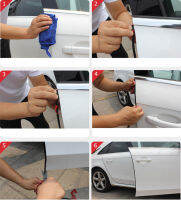 รถขอบประตู Guards Trim Molding ป้องกัน Strip Scratch Protector สำหรับ Hyundai Ix35 IX45 Sonata,Verna,Solaris,Elantra,TUCSON