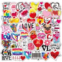 100Pcs Love ประโยคสติกเกอร์การ์ตูน Graffiti สติกเกอร์ถ้วยน้ำกระเป๋าเดินทางสเก็ตบอร์ดคอมพิวเตอร์กันน้ำสติกเกอร์ตกแต่ง