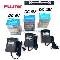 FUJIW ACADAPTOR MODEL M20N DC 6V,9V,12V เทา (-ใน+นอก) INPUT AC220V 50/60Hz OUTPUT DC 500-800MA ขนาดเเจ็ค ขอบนอก5*5mm ขอบใน2.1mm