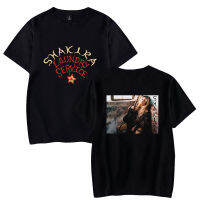 2022ใหม่ shakira balart Crewneck ฤดูร้อนแขนสั้นผู้ชาย voorrts Harajuku streetwear 2022 POP songwriter แฟชั่น clothess