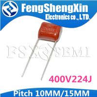 10PCS 400V224J 400V 0.22UF 220NF 400V 224J 224 CBB Pitch 10MM/15MM Polypropylene film capacitor WATTY Electronics