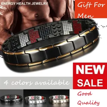 Buy Chuz N Pick Metal Black Magnetic Bracelet for Men and Women (Unisex),Anti  Radiation Bracelet at Amazon.in