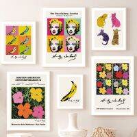 【small stationery】    Andy WarholCat Cattle Banana Wall Pop รูปภาพติดผนัง ForRoom Decor