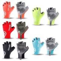 hotx【DT】 Cycling Gloves Men Outdoor Half-finger Dumbbells Spinning Anti-wear Thin