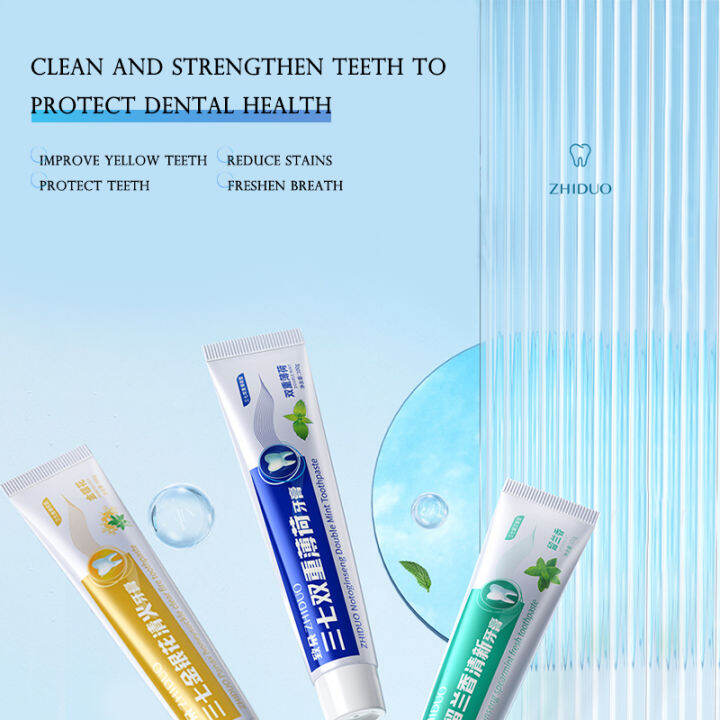 Three packs of RM15.9S Sanqi Honeysuckle Mint toothpaste Herbal