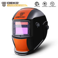 DEKO MZ236 Solar Auto Darkening Electric Welding Helmet Welder Cap Welding LensGlasses for Welding MachinePlasma Cutter