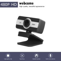 USB 480P Webcam with Built-in Microphone Desktop PC Camara Web Cam for Live Youtube Broadcast Calling Video Conference Work