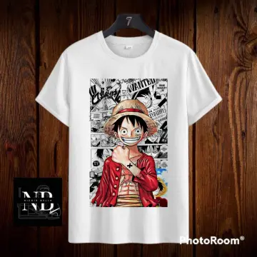 Monkey D Luffy Costume for Kids: Youth Luffy One Piece Shirt 