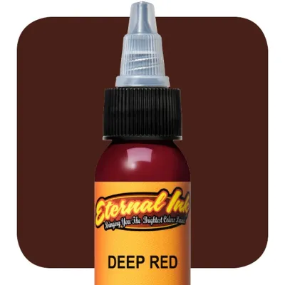 หมึกสักอีเทอนอล&nbsp;Deep Red ขนาด 1 ออนซ์ สีสักลาย เอทานอล หมึกสัก เอทานอล หมึกแท้ 100% จากอเมริกา Eternal Tattoo Ink Deep Red 1oz 100% Original From America