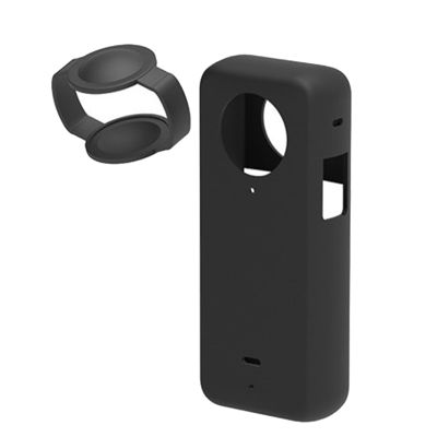 Silicone Case for Insta 360 X3 Panoramic Action Camera Dustproof Silicone Protective Case Anti-Drop Case