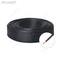 2-100m LED Lights Wire 12V Outdoor Conductor Wire 24AWG Flexible PVC Jacketed Round Electrical Cable For Speakers Audio Project