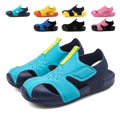 2023 Summer Candy Color Boys Sandals Kids Shoes Beach Mesh Sandalas Fashion Sports Shoes Girls Hollow Out Fashion Sneakers