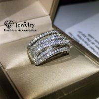 CC Hyperbole Rings For Women Cubic Zirconia Fine Jewelry Party Wedding Enagegement Ring Drop Shipping CC3214