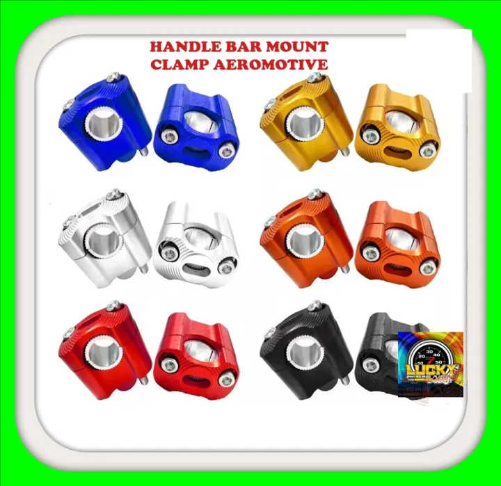 HANDLE BAR MOUNT CLAMP FOR MOTORCYCLE (AEROMOTIVE) UNIVERSAL Lazada PH