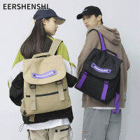 EERSHENSHI ผู้ชายผู้หญิงกระเป๋าเป้สะพายหลังกันน้ำความจุขนาดใหญ่ที่เรียบง่ายกระเป๋านักเรียนนักศึกษา HOT ●8/27﹊✢☍