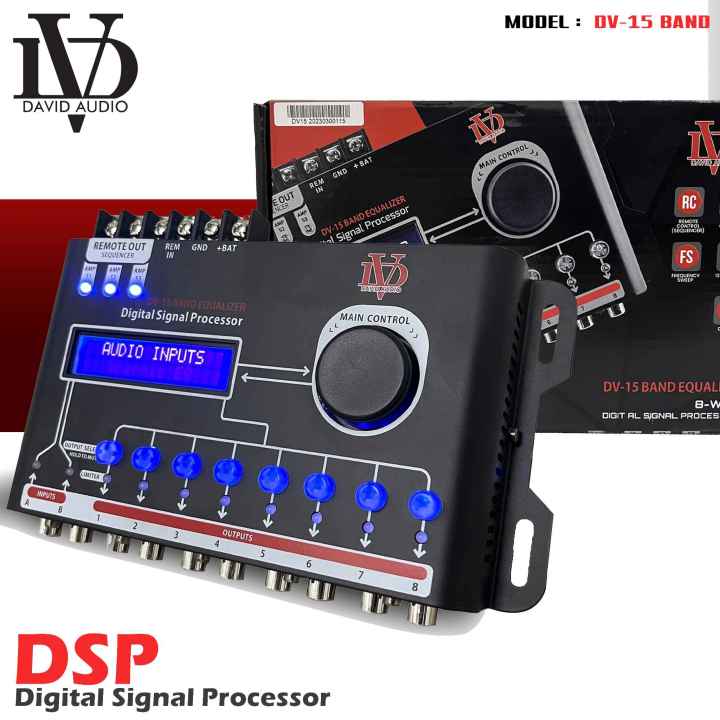 dsp-ของเข้าแล้ว-ชุดปรับแต่งจูนระบบเสียง-david-audio-รุ่น-dv-15-band-เหมาะสำหรับ-วางระบบ-รถเครื่องเสียง-ที่-ต้องการ-แยกระบบเสียง8-ทาง
