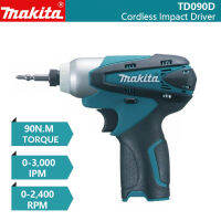 HIih26wuaprl Makita สว่านไร้สายไดร์เวอร์อิมแพ็ค10.8V สว่านไขควงไฟฟ้า90 N.m TD090DZ TD090D Iih26wuaprl เครื่องมืออเนกประสงค์ในครัวเรือน