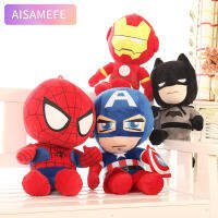 สไปเดอร์แมน Boneka Avengers ตุ๊กตาหนานุ่มกัปตันซูเปอร์แมน Ragdoll ของขวัญในวัยเด็กที่สนุกสนานสำหรับเด็กซูเปอร์ฮีโร่ของขวัญปีใหม่