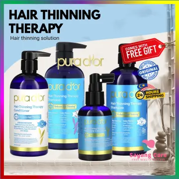 PURA D'OR Hair Loss Prevention Therapy Shampoo, Original - 16 oz bottle
