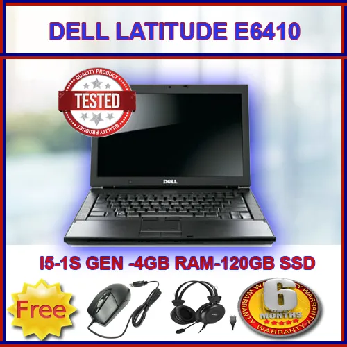 Dell Latitude e6410, i5-520m,4gb ram ddr3,120gb ssd,intel hd graphics