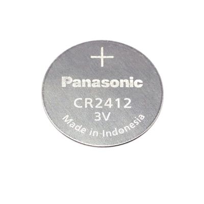 (แพ็คน้ำเงิน) ถ่านกระดุม Panasonic CR2412 3V LITHIUM 1 ก้อน ของแท้