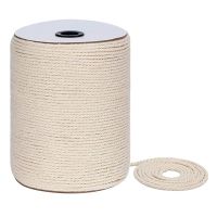 3mm X 300m Strands Twisted Macrame Cotton Cord for Wall Hanging Plant Hangers Crafts Weaving Yarn Knitting Rope Cotton Cord