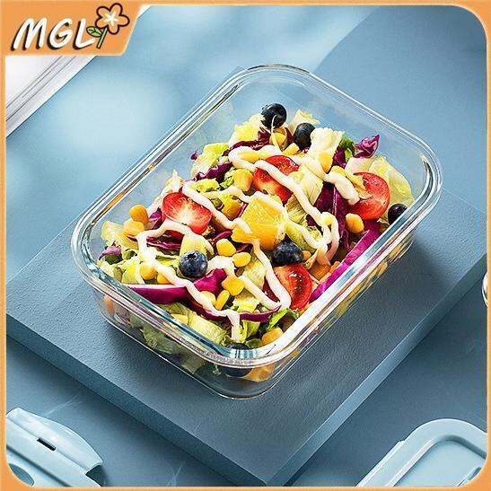 lunch box Glass Crisper Airtight Food Keeper Leakproof Microwavable