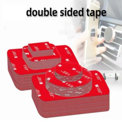 ♙◊ 100pcs Hot Super Strong double-sided tape VHB Waterproof No Trace Self Adhesive Acrylic Patch Sticky for Home Car Office School