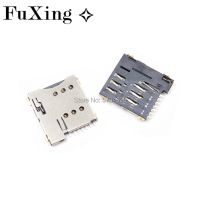 Nano-SIM Card Holder Push-push Type 7PIN Mini Sim Card Socket nano sim card Connector 7pin push card socket holder SIM-7Pin New