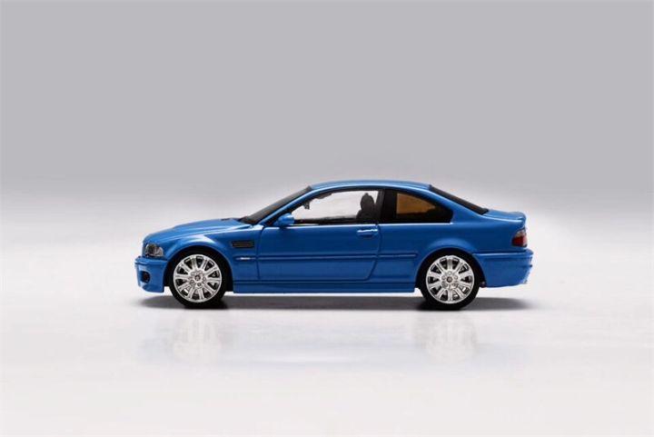 stance-hunters-x-street-weapon-1-64-e46-m3-csl-blue-silver-diecast-model-car