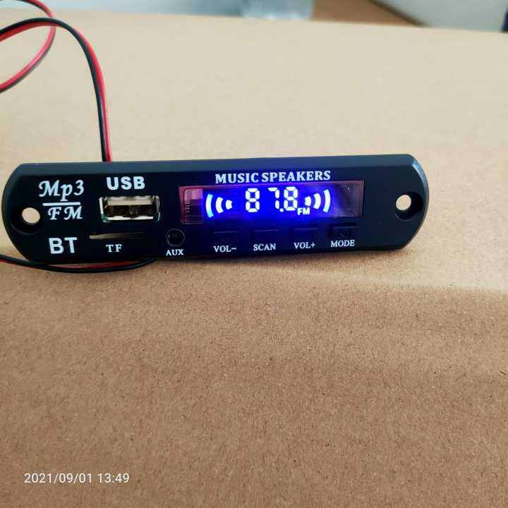 Modul mp3 kit VIRE Usb Bluetooth 5.0 BT AUX FM SINYAL KUAT Lazada