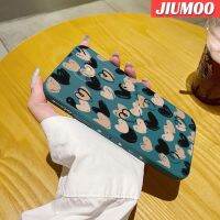 JIUMOO เคสปลอกสำหรับ Samsung J6บวก2018 J6จิตรกรรมภาพการ์ตูนรักดีไซน์ใหม่แบบนิ่มบางเคสมือถือเคสขอบสี่เหลี่ยมด้านข้างเคสซิลิโคนนิ่มเคสป้องกันการกระแทก