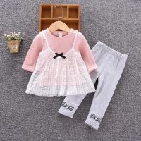 [COD] Baby girl autumn suit 2022 new 3 girls fashion foreign style two-piece 4 children 1 baby childrens 2 years old trendy