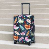 Colorful Chicken Suitcase Cover Farm Animal Print Fun Cruise Trip Protector Luggage Supplies Flight