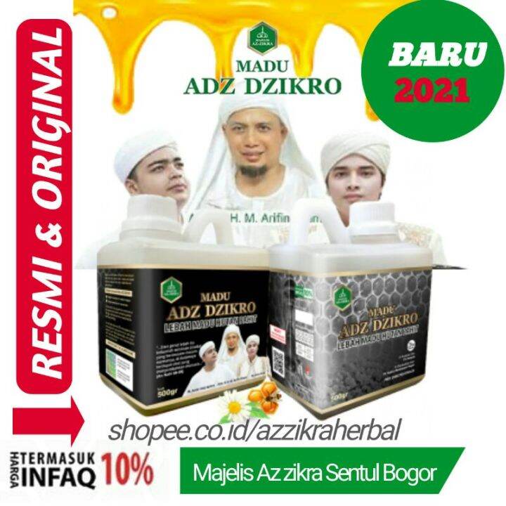 Resmi Madu Adz Dzikro Adzikro Murni Hutan Herbal Super Hitam Pahit