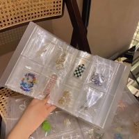 1 Piece Jewelry Storage Albums Desktop Drawer Organizer Transparent Necklace Bracelet Ring Book Holder Jewelry Bag 3 Styles