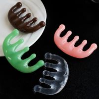 【YF】✘™  Five Teeth Massage Comb Resin Big Acupoint Artifact Claws Decompression Small