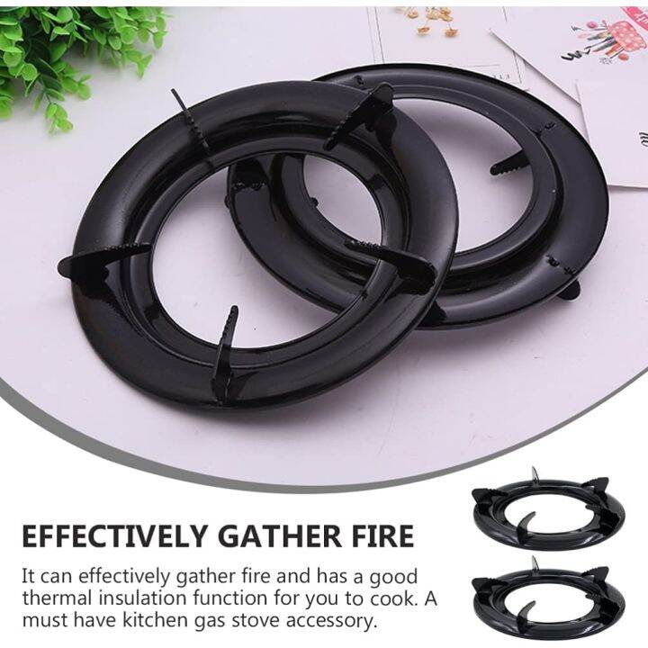 Gas Stove Cover Nonslip Stove Frame Stove Burner Stand Black Plate