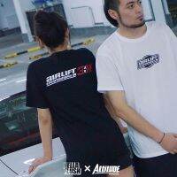 เสื้อยืดแขนสั้น นิวเมติก พิมพ์ลายรถยนต์ JDM posture low lying HF AIRLIFT ผ้าฝ้ายแท้S-5XL