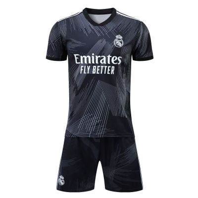 ✇✓♕  The 120th anniversary of the 2022 new real Madrid Y - 3 joint players edition black Y3 jersey soccer uniform