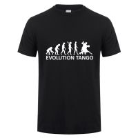 เสื้อยืดพิมพ์ลายแบบกำหนดเองตลกเสื้อยืด Evolutitango ผ้าฝ้าย100 Gildan ของขวัญวันเกิด