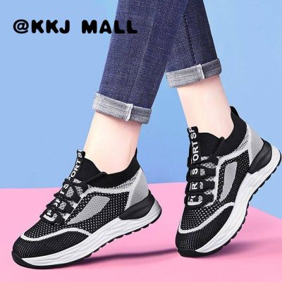 KKJ MALL รองเท้า รองเท้าผ้าใบผญ ด้านล่างนุ่ม กันลื่น ระบายอากาศ ตรงกันทั้งหมด รองเท้าผ้าใบผู้หญิง รองเท้าวิ่ง1401