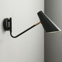 Industrial Adjustable With Switch Wall Lamp Creative Reading Bedside Vintage  Retro Led E27 Wall Lights Fexible Black Gold