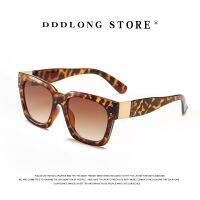 DDDLONG แฟชั่นผู้หญิงทรงสี่เหลี่ยมจัตุรัสแว่นตากันแดดผู้ชาย UV400 Oculos กลางแจ้ง Sol D48