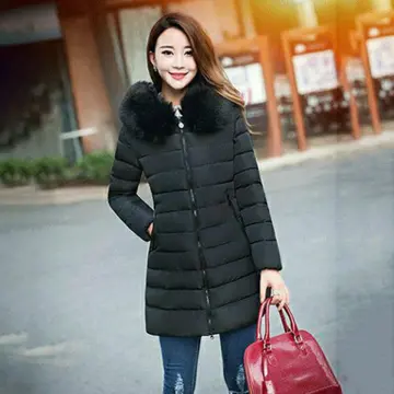 2022 Hot Sale Casual Down Cotton Warm Hooded Coat Women Winter