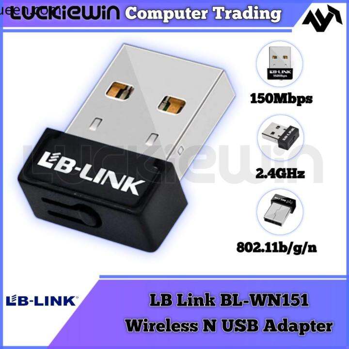 【ready Stock】 Lb Link Bl Wn151 Wifi Dongle 150mbps Nano 24ghz Wireless