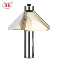 【DT】hot！ Bevel Cutter Chamfer Router Bit 45 Trimming Tapered Woodworking Wood Milling 1/2 1/4