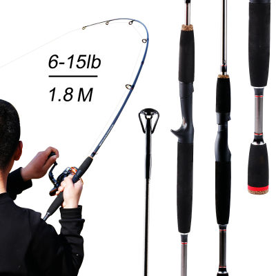 Spinning Fishing Rods 1.8M Carbon Spinning Rod Ultra Light Fishing Pole สำหรับน้ำเค็ม Freshwate เหยื่อตกปลา Rod